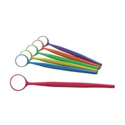 Mundspiegel #4,Thin Grip, assort. Neon, 12Stk