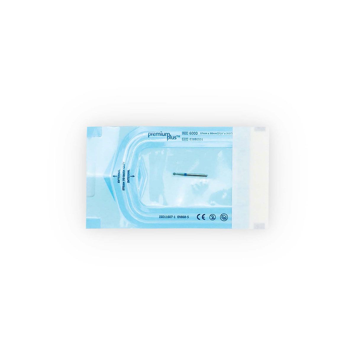 Sachet de stérilisation autocollant triple scellage latéral avec indicateurs internes et externes – Image 9