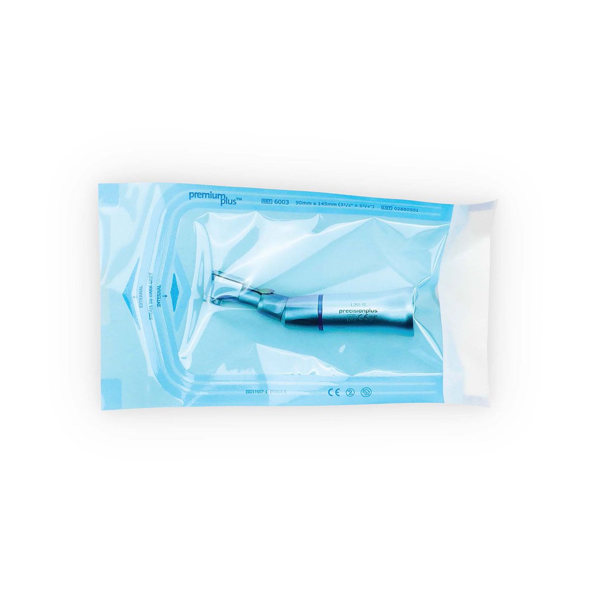 Sachet de stérilisation autocollant triple scellage latéral avec indicateurs internes et externes – Image 8