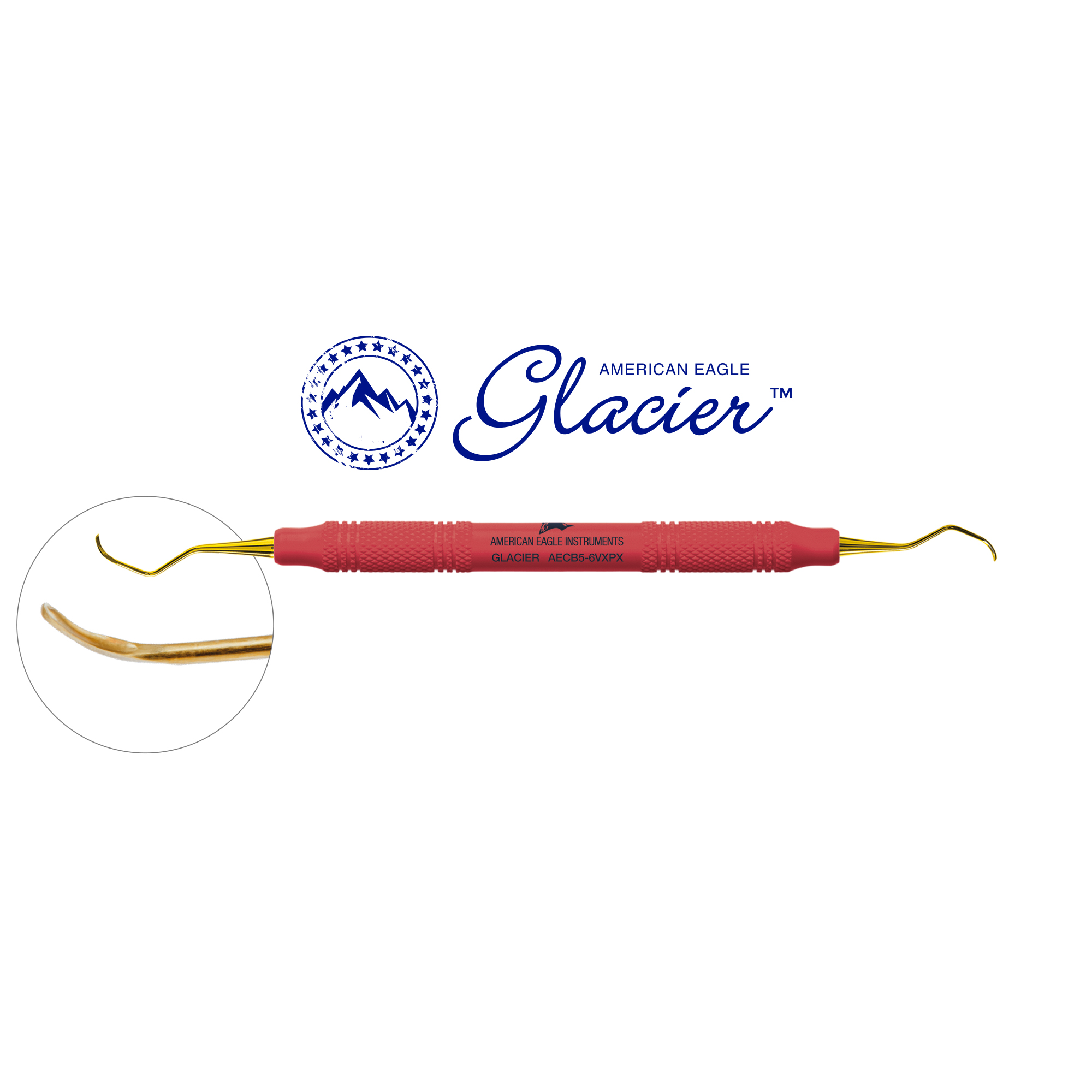 American Eagle Glacier Universal Curette Barnhart 5-6, posterior, XP2