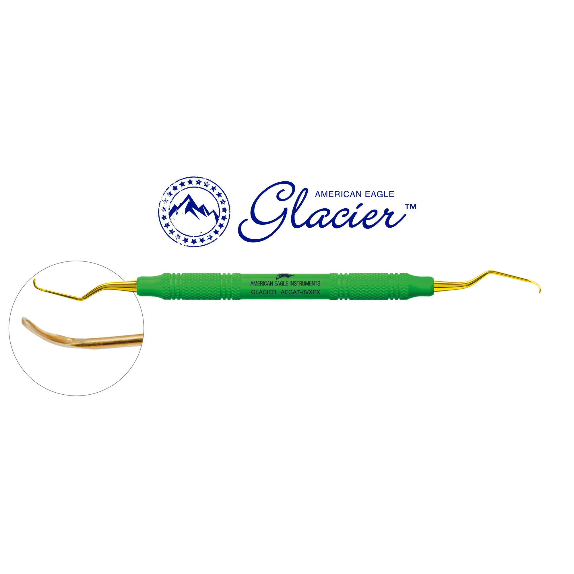 American Eagle Glacier Gracey +3 Access 7-8, premolars/molars, XP2