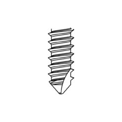Alternative view of Titan-Schraube Kreuzschlitz, 12mm Länge - Durchmesser 1,3mm gelb