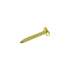 Titan-Schraube Kreuzschlitz, 12mm Länge - Durchmesser 1,3mm gelb